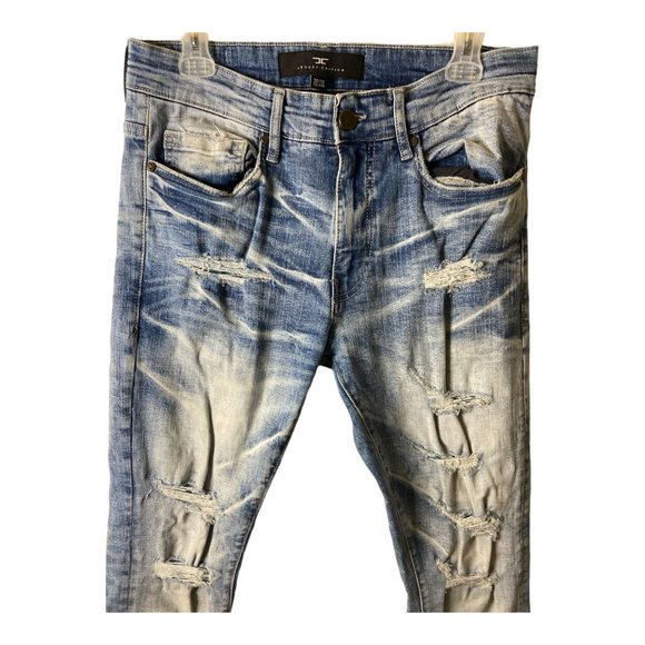 Jordan Craig Mens SEAN Jeans Legacy Edition Distressed Denim Size 32/32 - Picture 5 of 7